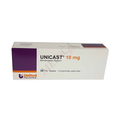 shop now Unicast 10 Mg Tablet 30'S  Available at Online  Pharmacy Qatar Doha 