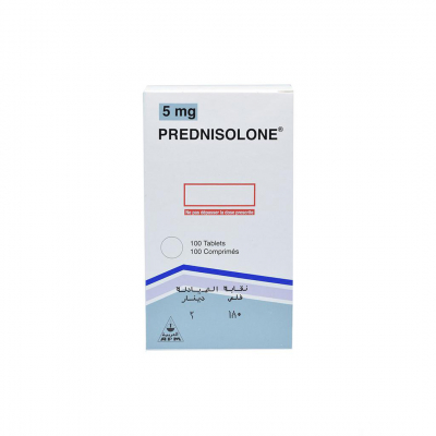 shop now Prednisolone 5 Mg Tablet 100'S  Available at Online  Pharmacy Qatar Doha 