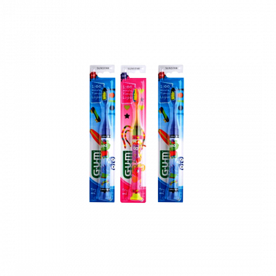 shop now Gum Junior Monster Tooth Brush Light Up (903M)  Available at Online  Pharmacy Qatar Doha 