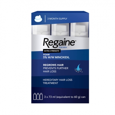 shop now Regaine Men 5% Foam 3* 60Ml  Available at Online  Pharmacy Qatar Doha 