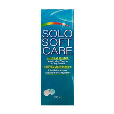 shop now Solo Soft Care Solution 360Ml - Fme  Available at Online  Pharmacy Qatar Doha 