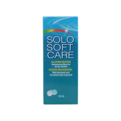 shop now Solo Soft Care Solution 130 Ml - Fme  Available at Online  Pharmacy Qatar Doha 
