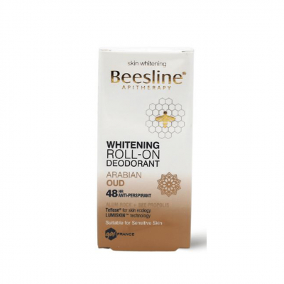 shop now Beesline Whitening Deo Arabian Oud Roll On 50Ml  Available at Online  Pharmacy Qatar Doha 