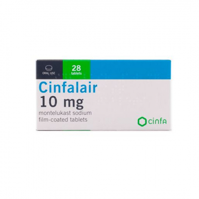 shop now Cinfalair 10Mg Tablet 28'S  Available at Online  Pharmacy Qatar Doha 