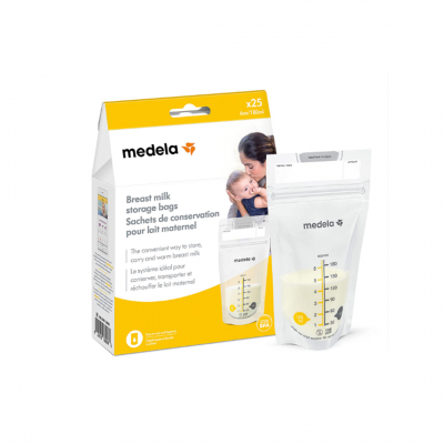 shop now Medela Breast Milk Storage Bag (25Pcs)  Available at Online  Pharmacy Qatar Doha 