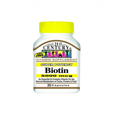 shop now Biotin 5000Mcg Cap 60'S #21Ch  Available at Online  Pharmacy Qatar Doha 