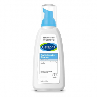 shop now Galderma Cetaphil Gentle Skin Foaming Cleanser 236Ml  Available at Online  Pharmacy Qatar Doha 