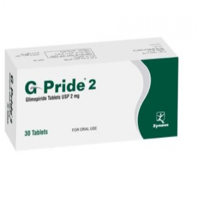 shop now G-Pride 2 Mg Tablet 30'S  Available at Online  Pharmacy Qatar Doha 