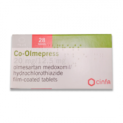 shop now Co Olmepress 20/12.5 Mg Tablet 28'S  Available at Online  Pharmacy Qatar Doha 