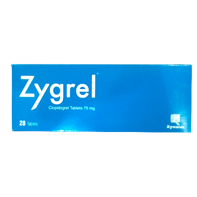 shop now Zygrel 75 Mg Tablet 28'S  Available at Online  Pharmacy Qatar Doha 