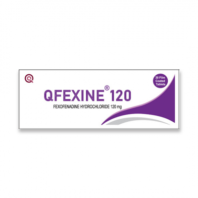shop now Qfexine 120 Mg Filmcoated Tablet 30'S  Available at Online  Pharmacy Qatar Doha 