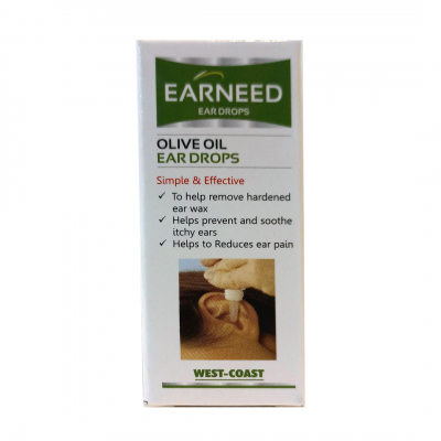 shop now Earneed Olive Oil Ear Drops  Available at Online  Pharmacy Qatar Doha 