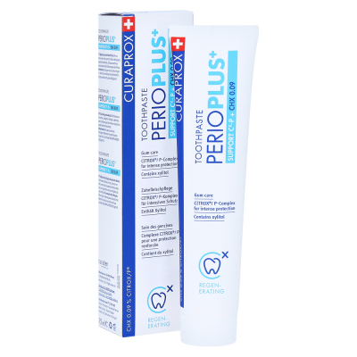 shop now Curaprox Perioplus Support Toothpaste 75Ml  Available at Online  Pharmacy Qatar Doha 