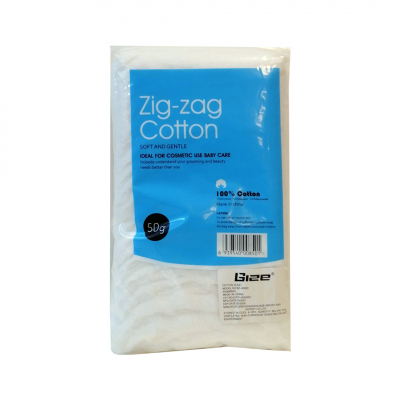 shop now Cotton Pleat [Zig Zag] 50Gm [Mx-Lrd]  Available at Online  Pharmacy Qatar Doha 