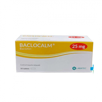 shop now Baclocalm 25 Mg Tablet 50'S  Available at Online  Pharmacy Qatar Doha 
