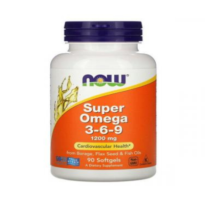 shop now Now Super Omega 3-6-9 1200 Mg Softgels 90'S  Available at Online  Pharmacy Qatar Doha 