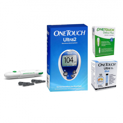 shop now One Touch Ultra Refill Kit( 2 Strips +Ot Delica Lancet)  Available at Online  Pharmacy Qatar Doha 