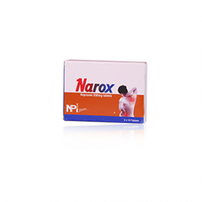 shop now Narox 500 Mg Tab 20'S  Available at Online  Pharmacy Qatar Doha 