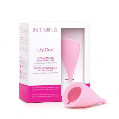 shop now Lily Cup Ultra Smooth Menstrual Cup - Intimina  Available at Online  Pharmacy Qatar Doha 