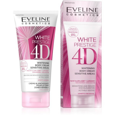 shop now Eveline White Prestige 4D White Body Cream 100Ml  Available at Online  Pharmacy Qatar Doha 