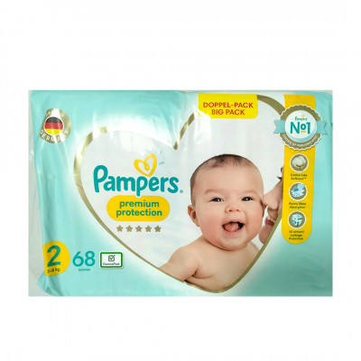 shop now PAMPERS PP DIAPERS S2 (3-8) KG 68'S  Available at Online  Pharmacy Qatar Doha 