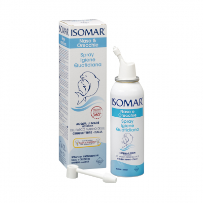 shop now Isomar Nose Decongestant Spray With Hyaluronic Acid 100Ml  Available at Online  Pharmacy Qatar Doha 