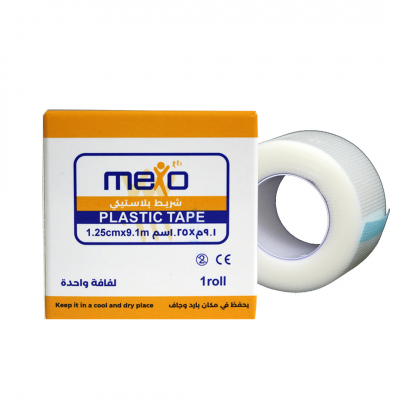 shop now Mexo Plastic Tape (1.25 Cm X 9.1 M)-Trustlab  Available at Online  Pharmacy Qatar Doha 