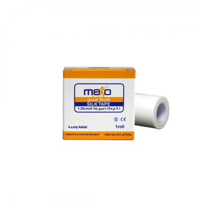 shop now Mexo Silk Tape (1.25 Cm X9.1 M)-Trustlab  Available at Online  Pharmacy Qatar Doha 
