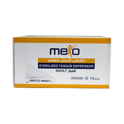 shop now Mexo Tongue Depressor (Sterile) Adult 100'S-Trustlab  Available at Online  Pharmacy Qatar Doha 