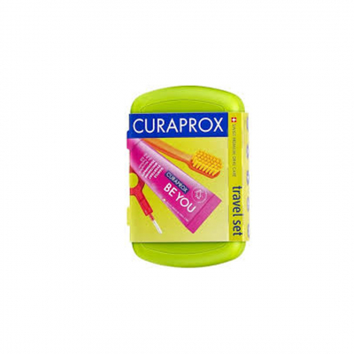 shop now CURAPROX TRAVEL SET- ASSORTEd  Available at Online  Pharmacy Qatar Doha 