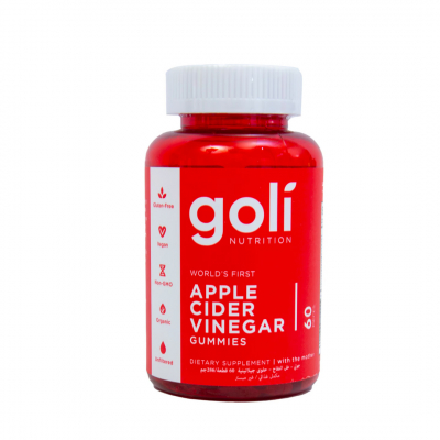 shop now GOLI APPLE CIDAR VINEGAR GUMMIES 60'S  Available at Online  Pharmacy Qatar Doha 