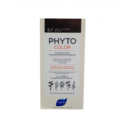 shop now PHYTOCOLOR- LIGHT CHESTNUT BROWN -5.7  Available at Online  Pharmacy Qatar Doha 
