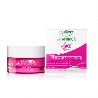 shop now EQUILIBRA VITAMINICA ANTI AGING FACE CREAM 50ML  Available at Online  Pharmacy Qatar Doha 