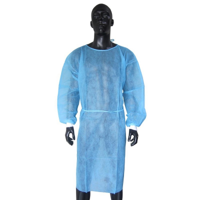 shop now Isolation Gown Medical (120 X140Cm)10'S (Blue)-Mx-Lrd  Available at Online  Pharmacy Qatar Doha 