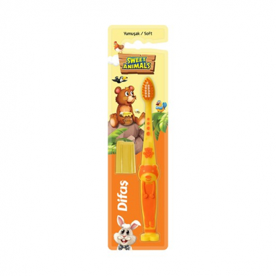 shop now Toothbrush Child [Sweet Animals] 1'S - Difas  Available at Online  Pharmacy Qatar Doha 