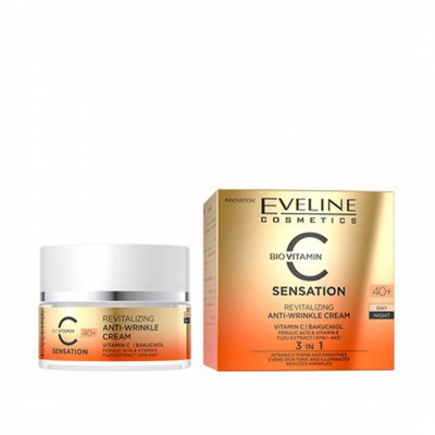 shop now EVELINE C SENSATION REVITALIZATION DAY&NIGHT CREAM40+ 50ML  Available at Online  Pharmacy Qatar Doha 