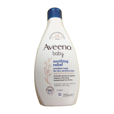 shop now AVEENO BABY SOOTHING WASH 250ML  Available at Online  Pharmacy Qatar Doha 