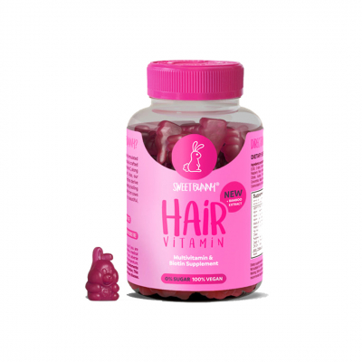 shop now Hair Vitamin Gummies (Sweetbunny)- 60'S  Available at Online  Pharmacy Qatar Doha 