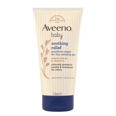 shop now AVEENO BABY SOOTHING CREAM 150ML  Available at Online  Pharmacy Qatar Doha 