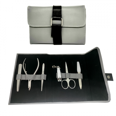 shop now Manicure Kit [6 Pcs] Folded Holster [bse-1703] - Mexo  Available at Online  Pharmacy Qatar Doha 