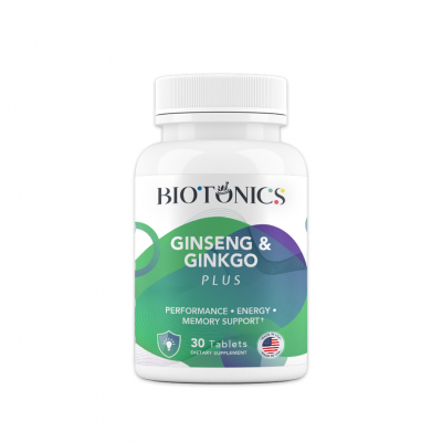 shop now BIOTONICS GINSENG & GINKGO PLUS TABLET 30'S  Available at Online  Pharmacy Qatar Doha 