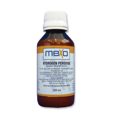 shop now Hydrogen Peroxide 3% Solution - Mexo  Available at Online  Pharmacy Qatar Doha 