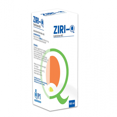 shop now Ziri- Q (5Mg/5Ml) Syrup -100Ml  Available at Online  Pharmacy Qatar Doha 
