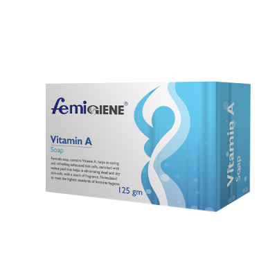 shop now Vitamine A Soap 125Gm - Femigiene  Available at Online  Pharmacy Qatar Doha 