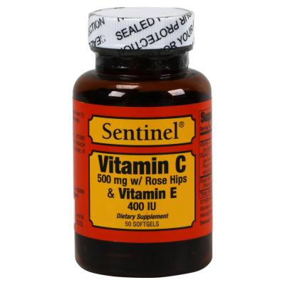 shop now Vitamin- C (500Mg) & Vitamin- E (400 Mg)Capsule 50'S Sentinel  Available at Online  Pharmacy Qatar Doha 