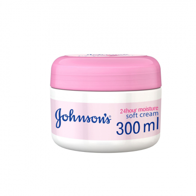 shop now Johnson'S [Moisterizing] Soft Cream- 300Ml  Available at Online  Pharmacy Qatar Doha 